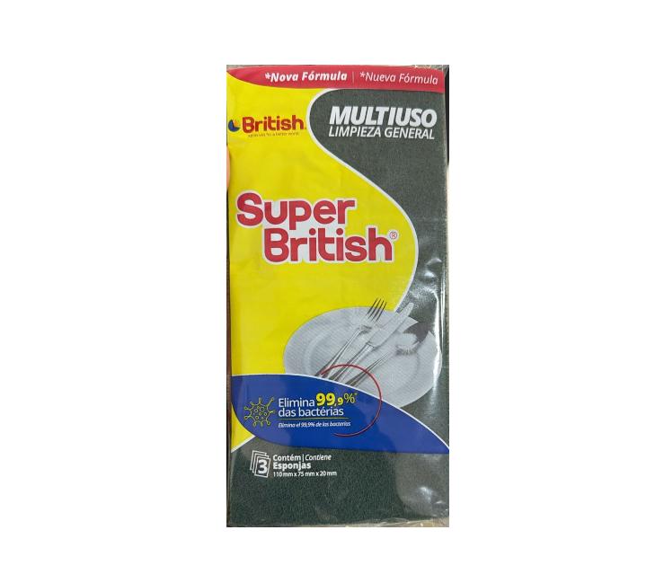 SB ESPONJA MULTIUSO VD/AM 3UN